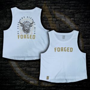 White Woman's Wild Athlete Crop