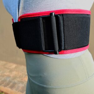 4" Weightlifting Belt - Black 'n Red