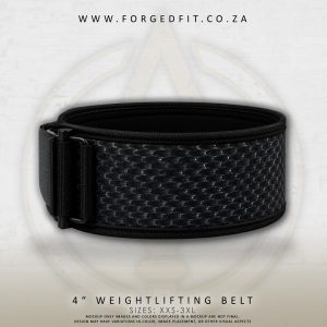 4" Weightlifting Belt - Carbon Feather