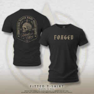 MEN’S FORGED TEE BLACK– SMOOTH SEAS