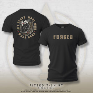 MEN’S FORGED TEE BLACK– MOVE MORE