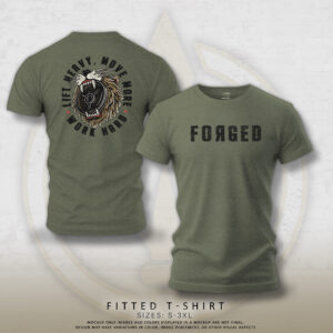 MEN’S FORGED TEE OLIVE – MOVE MORE