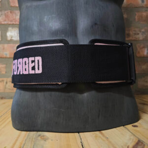 4" Weightlifting Belt - Salmon Pink Sparkle