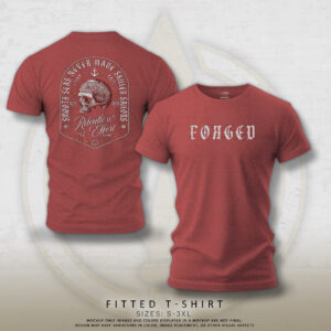 MEN’S FORGED TEE RED – SMOOTH SEAS