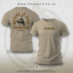 MEN’S FORGED TEE STONE – EARNED
