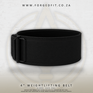 4" Weightlifting Belt - Black Out