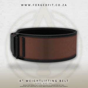 4" Weightlifting Belt - Leather