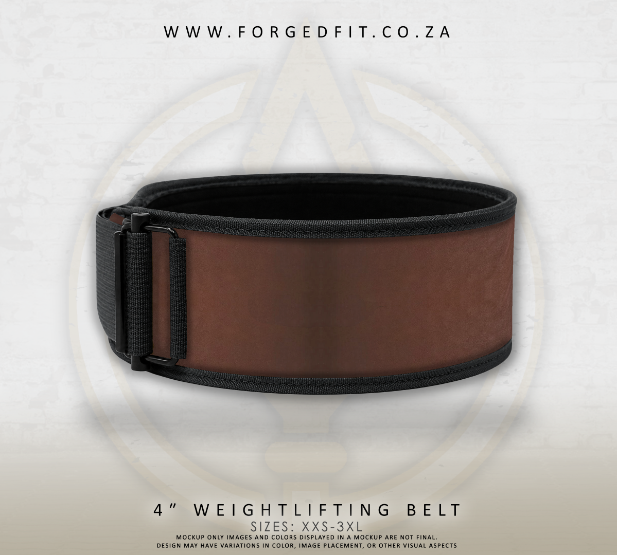 4" Weightlifting Belt - Leather