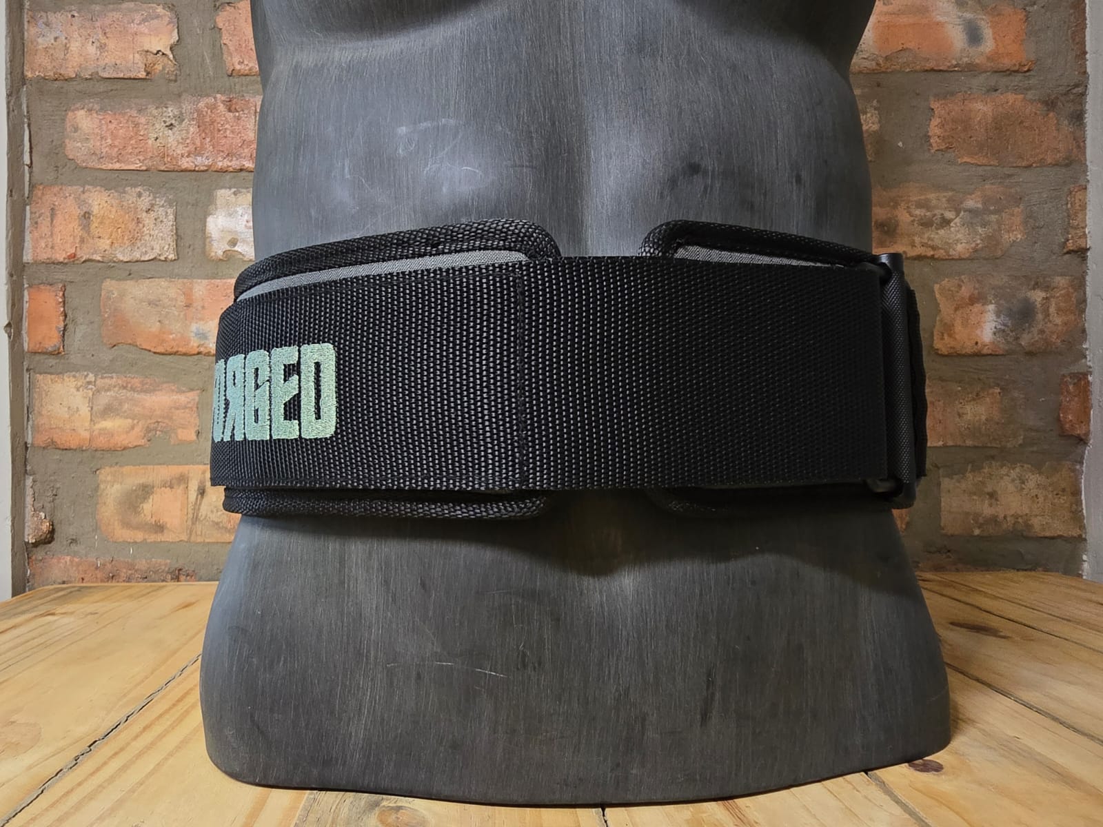4" Weightlifting Belt - Xanadu (Green-Grey) - Image 2