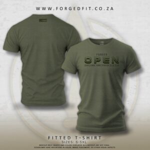 MEN’S FORGED TEE OLIVE – OPEN26 TONE