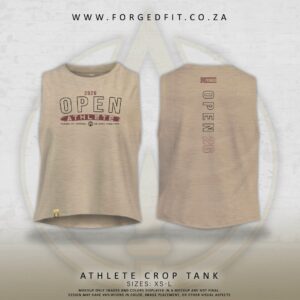WOMAN’S ATHLETE CROP STONE – OPEN26 ATHLETE