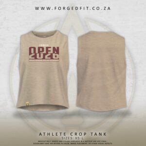 WOMAN’S ATHLETE CROP STONE – OPEN26 SPLIT