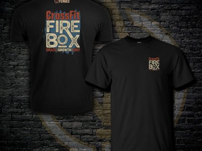 Firebox retro Black Shirt T